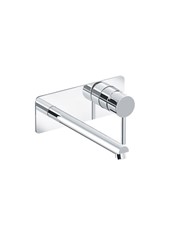 DELINEA art. PE134950VISL Set parte esterna - Miscelatore lavabo a parete con bocca a sinistra