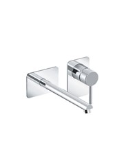 DELINEA art. PE134954VISLQ Set parte esterna - Miscelatore lavabo a parete con bocca a sinistra
