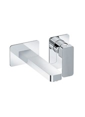 TONO art. PE144954VISL  Set parte esterna - Miscelatore lavabo a parete con bocca a sinistra (210 mm)