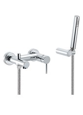 DELINEA art. 134210 Miscelatore vasca esterno con doccetta e flessibile m 1,50