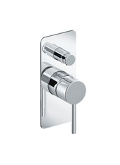 DELINEA art. PE134030SL Set parte esterna - Miscelatore doccia incasso con deviatore automatico 2 uscite