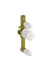 DESIA art. 730045 Set parte incasso - Miscelatore doccia incasso con deviatore automatico 2 uscite, kit doccia e bocca