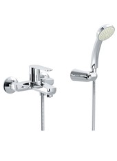 KLINT art. 142210 Miscelatore vasca esterno con doccetta e flessibile m 1,50