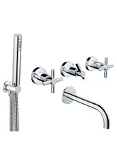 TRATTO art. 95040 Doccia incasso cinque fori con deviatore, bocca e doccetta