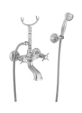 ORIENTES art. 402ORGB Gruppo vasca esterno con doccetta, supporto snodato e flessibile m 1,50