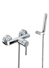 NET art. 145150 Miscelatore doccia esterno con doccetta e flessibile m 1,50