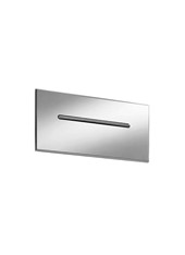 Art. R50080 Soffione inox a parete da incasso a lama d'acqua
