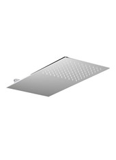 Art. R50084 Soffione rettangolare a parete 500x250 mm Inox, anticalcare