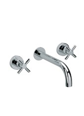 TRATTO art. 95900 Lavabo tre fori a parete con bocca  (210 mm)