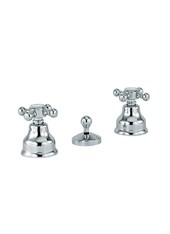 ANAIS art. 432 Bidet tre fori con erogazione da ceramica e scarico 1"1/4