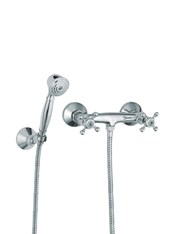 ANAIS art. 476 Gruppo doccia esterno con doccetta, supporto snodato e flessibile m 1,50