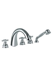 ANAIS art. 409 Bordo vasca cinque fori con deviatore e doccetta