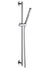 Art. R50450 Asta saliscendi cilindrica in metallo con doccetta e flessibile m 1,50