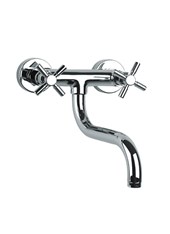 TRATTO art. 95400 Rubinetteria lavello a parete con bocca girevole