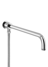Art. R50808 Braccio doccia a parete tondo con deviatore
