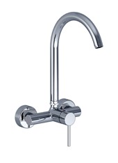 NET art. 145455 Miscelatore lavello a parete con bocca girevole