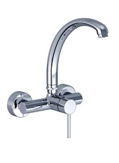 NET art. 145451 Miscelatore lavello a parete con bocca girevole