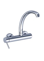 NET art. 145461 Miscelatore lavello a parete con bocca girevole