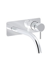 ELETTA art. PE165950VISL  Set parte esterna - Miscelatore lavabo a parete con bocca a sinistra