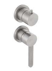 TRECENTOSEDICI ELLE art. PE316030Q Set parte esterna - Miscelatore doccia incasso con deviatore meccanico 2 uscite