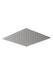 TRECENTOSEDICI ELLE art. R3165010IX Soffione quadrato 200 mm Inox, anticalcare