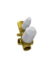 SON art. 730330 Set parte incasso - Combinazione doccia. Soffione, supporto con presa acqua, flessibile e doccetta monogetto. Miscelatore doccia incasso con deviatore