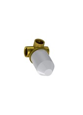SON art. 730355 Set parte incasso - Combinazione doccia. Asta saliscendi con flessibile in PVC silver m 1,50 e doccetta monogetto. Presa acqua 1/2". Miscelatore doccia incasso