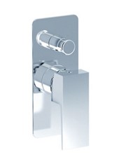 TOVO art. PE164030SL Set parte esterna - Miscelatore doccia incasso con deviatore automatico 2 uscite