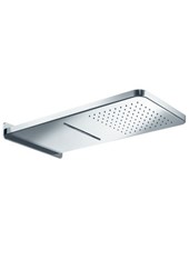 Art. R50078 Soffione due getti a parete 270x593 mm Inox, anticalcare, ispezionabile