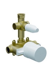 ELETTA art. 750033AME Set parte incasso - Miscelatore termostatico doccia incasso con deviatore meccanico 3 uscite
