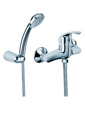 DESIA art. 7150  Miscelatore doccia esterno con doccetta e flessibile m 1,50