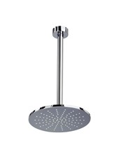 Art. R51900/R51901/R51902 Soffione tondo in ottone, anticalcare, ispezionabile con braccio doccia tondo a soffitto 300 mm